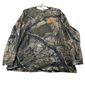 Code Five Shirt Mens 3XL Camo Henrys Meat Market Realtree APX Long Sleeve Tee
